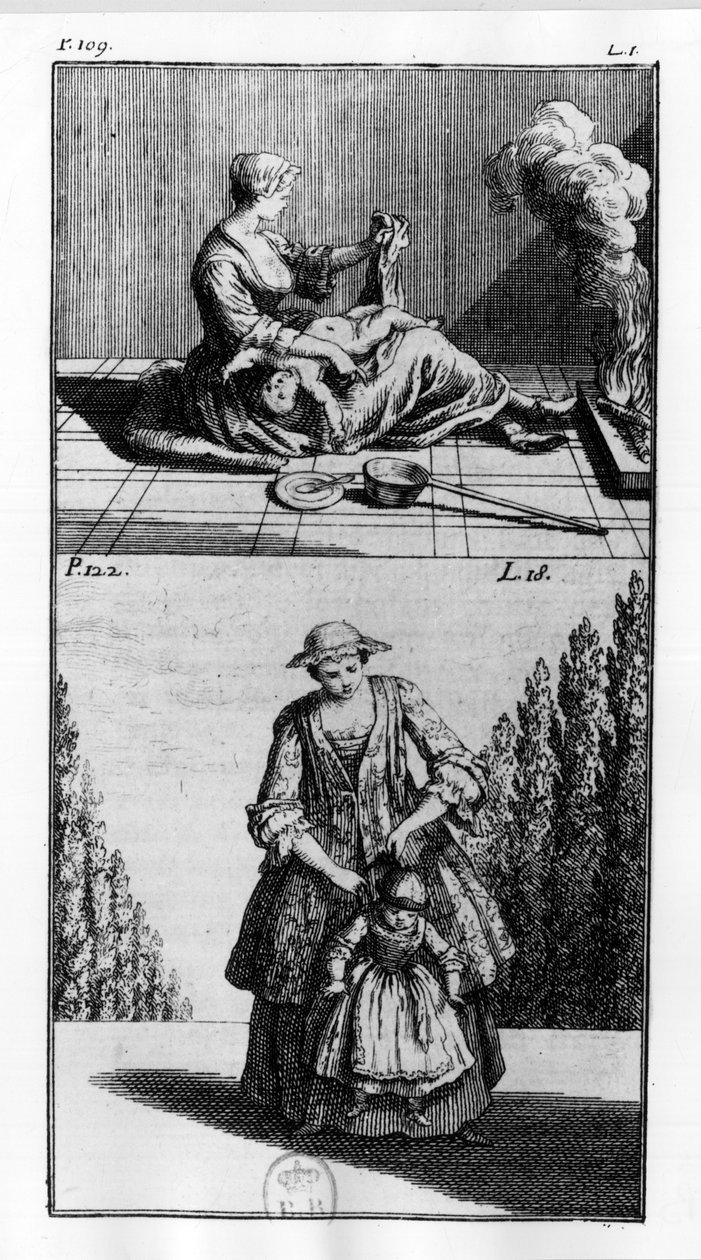Behandlungen für Kinder - in „Orthopedia oder die Kunst, die Schwierigkeiten des Körpers zu korrigieren“, von M. Audry, Rat des Königs von Unknown artist