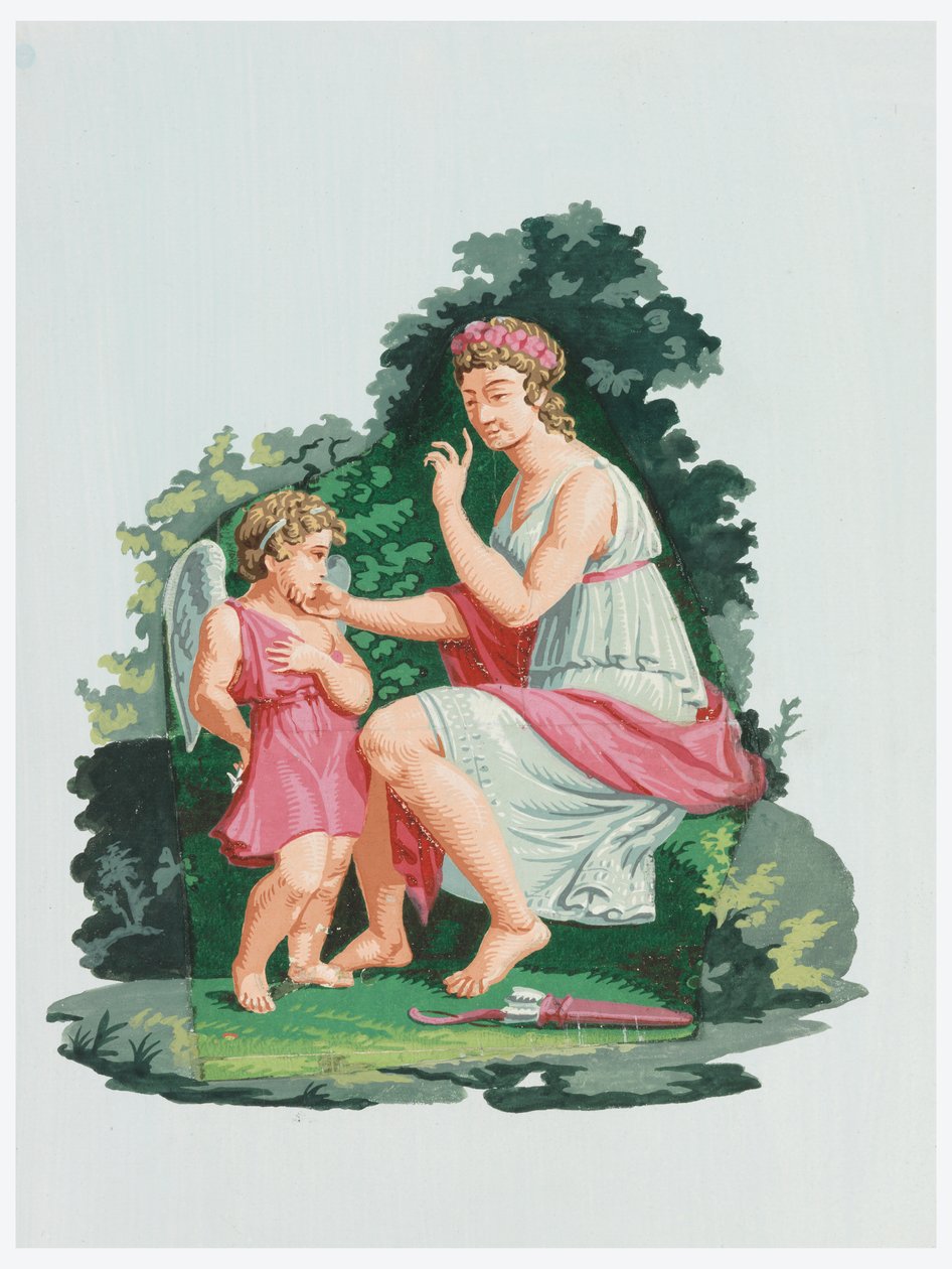 Venus ermahnt Amor von Unknown artist
