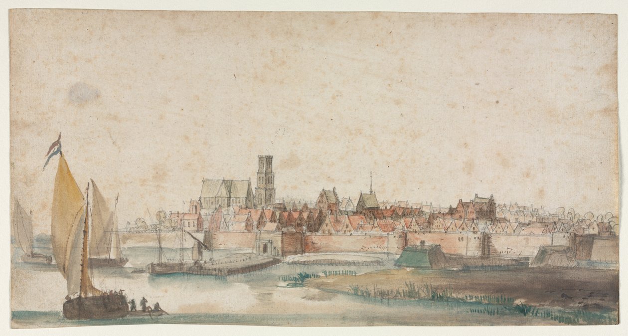 Ansicht von St. Geertruidenberg von Unknown artist