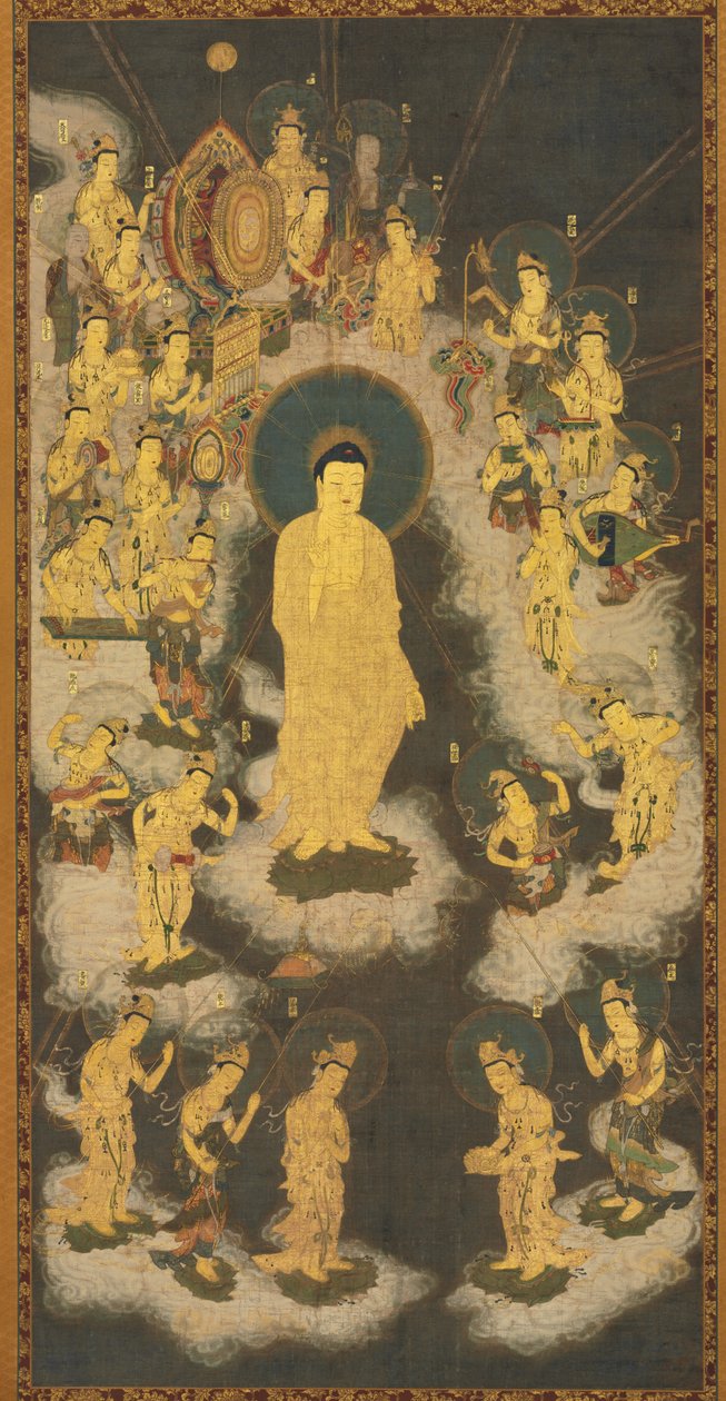 Willkommener Abstieg von Amida (Amida Raigō) von Unknown artist