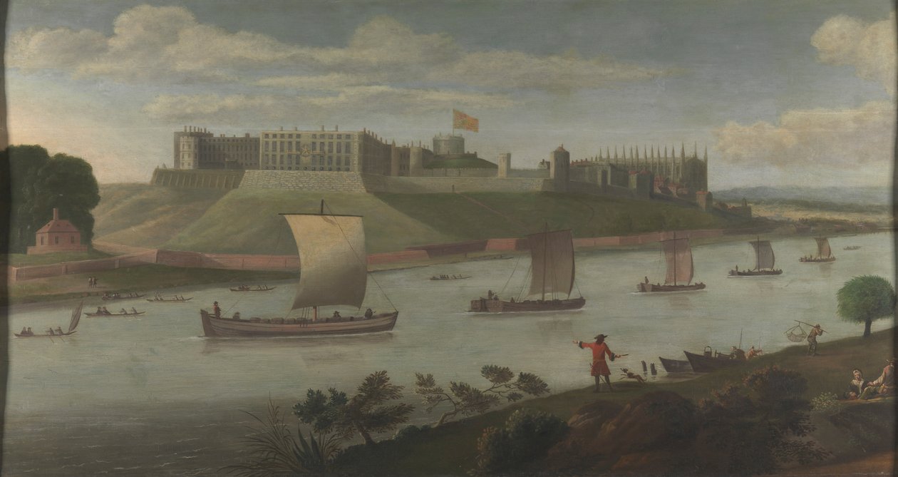 Schloss Windsor vom Buckinghamshire-Ufer von Unknown artist