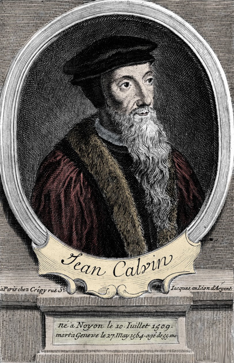 Porträt von Jean Calvin (1509-1564), französischer Religionsreformer und Schriftsteller. von Unknown artist