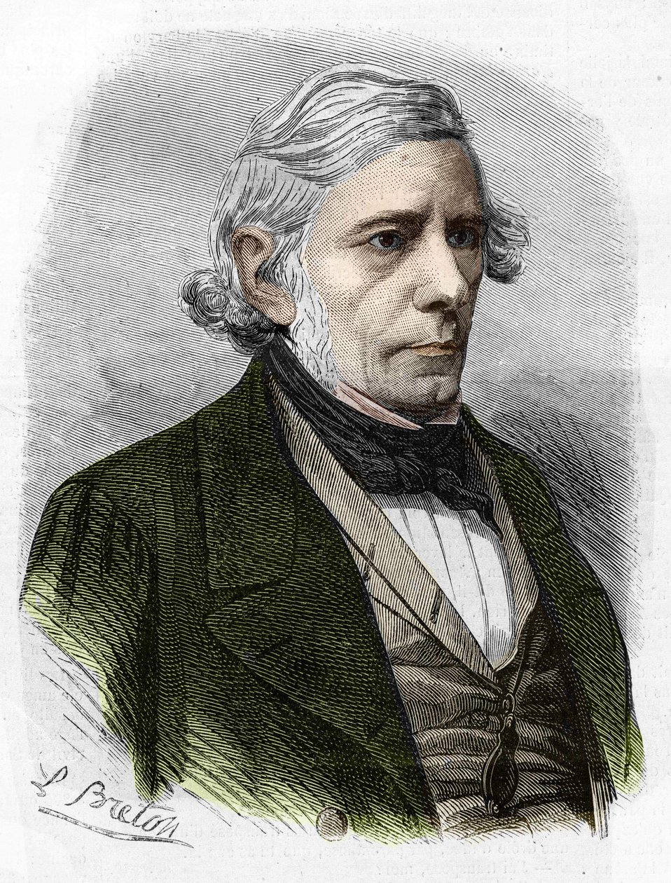 Porträt von Victor Cousin. Französischer Philosoph (1792 bis 1867). von Unknown artist
