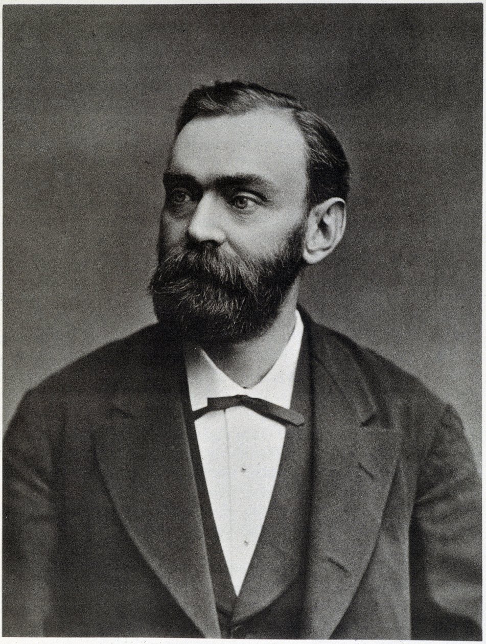 Alfred Nobel im Alter von 50 - Fotografie von Unknown photographer
