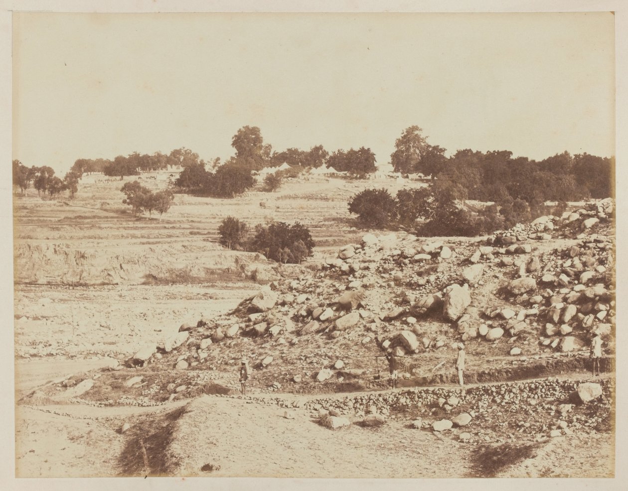Lager von Amir Yakhub Khan, wo der Vertrag von Gandamak unterzeichnet wurde, Jafed Sing, Mai 1879 von Unknown photographer