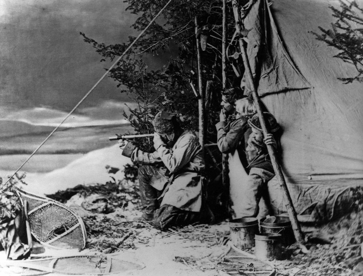Kanada: Das Leben des Trappers - BN Montréal von Unknown photographer