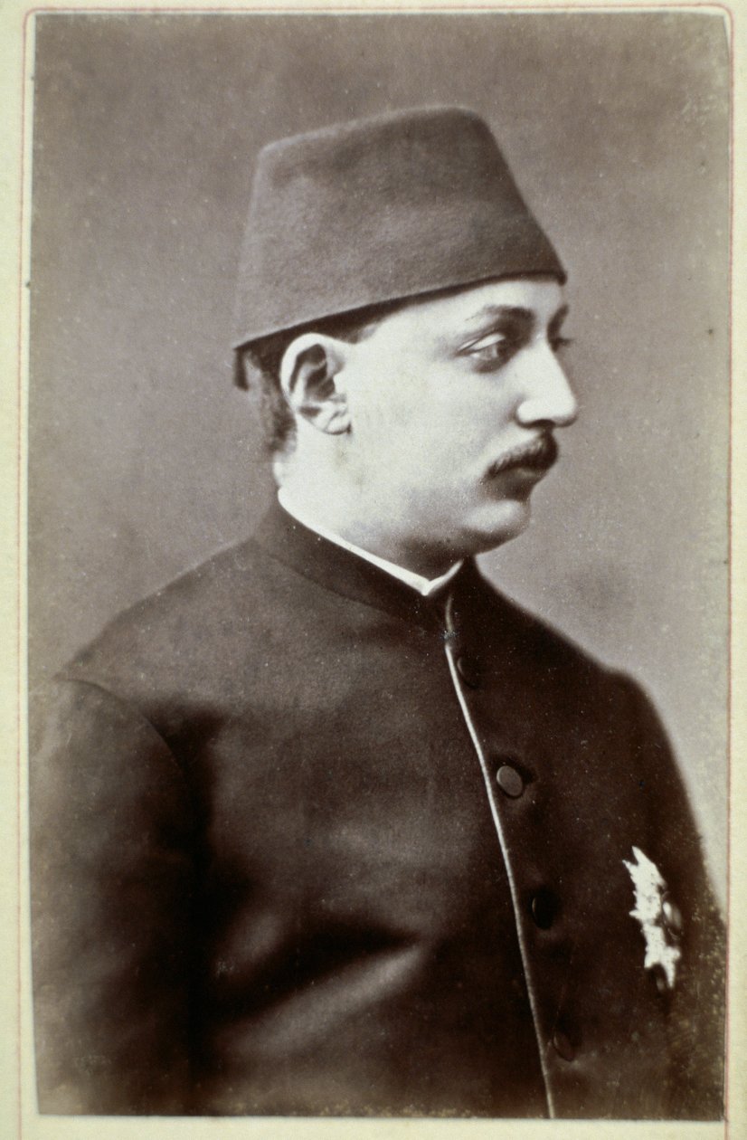 Osmanisches Reich: Porträt von Sultan Murad V. (1840-1904) Fotografie. 1876 Ankara, Türkische Historische Gesellschaft Türkei von Unknown photographer