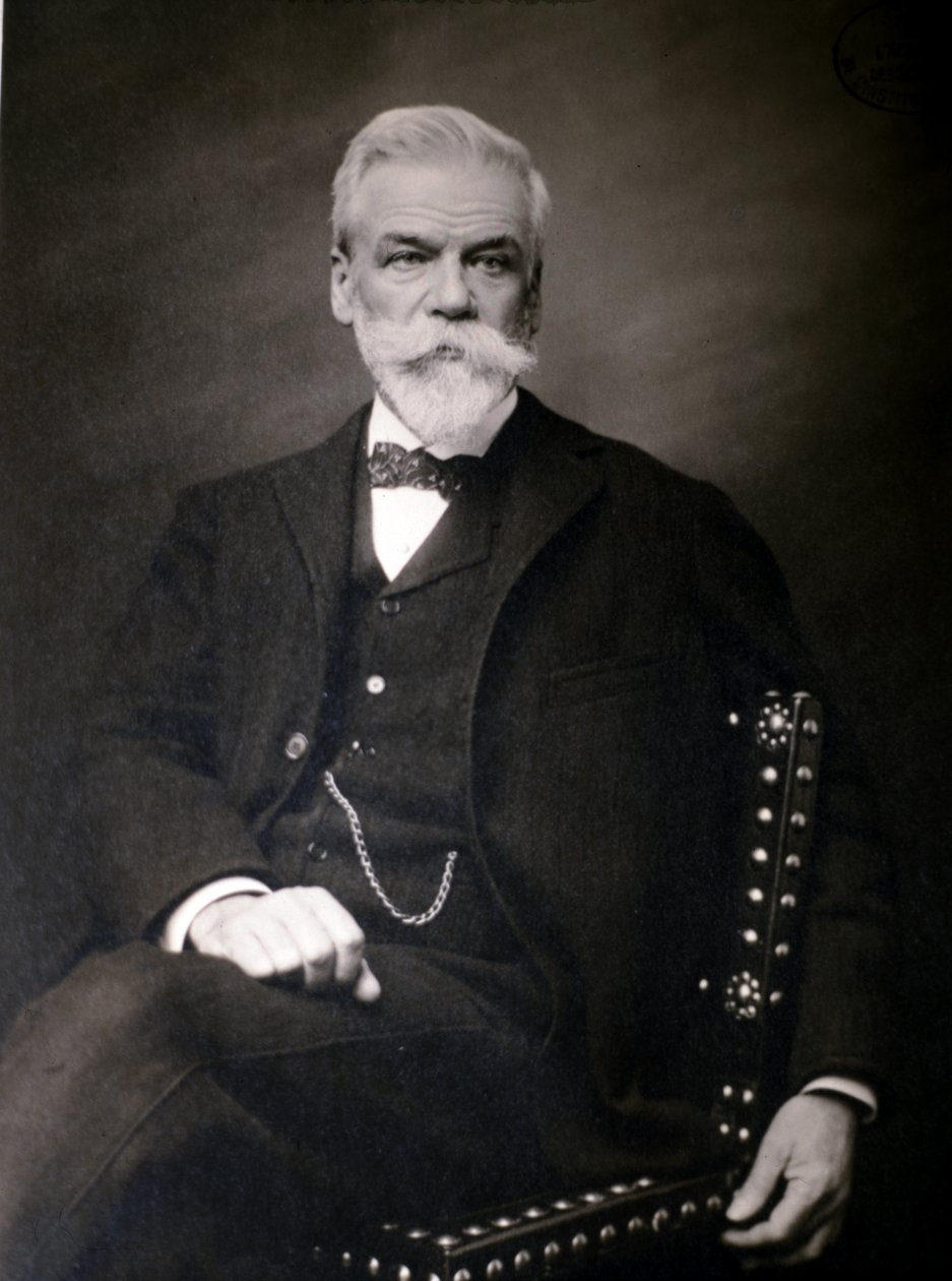 Porträt von Ernest Gaston Joseph Solvay von Unknown photographer