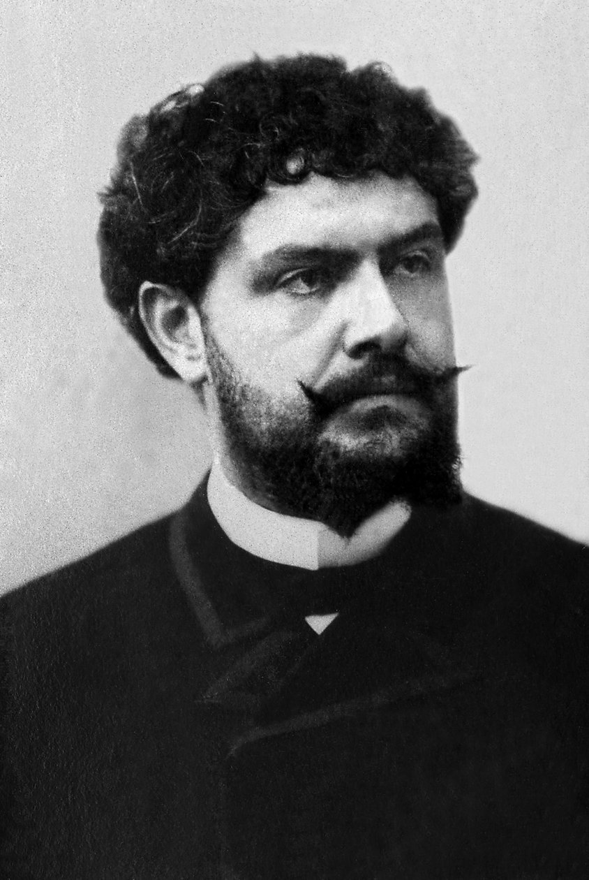 Porträt von Jean Richepin (1849-1926), französischer Dichter, Schriftsteller und Romanautor von Unknown photographer