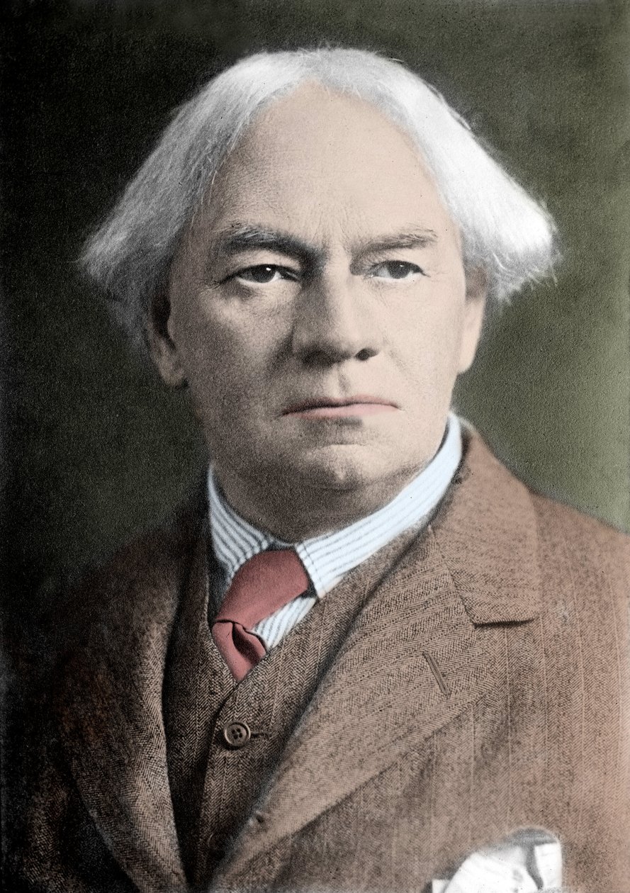 Porträt von Jerome K. Jerome, englischer Schriftsteller (1859-1927) von Unknown photographer