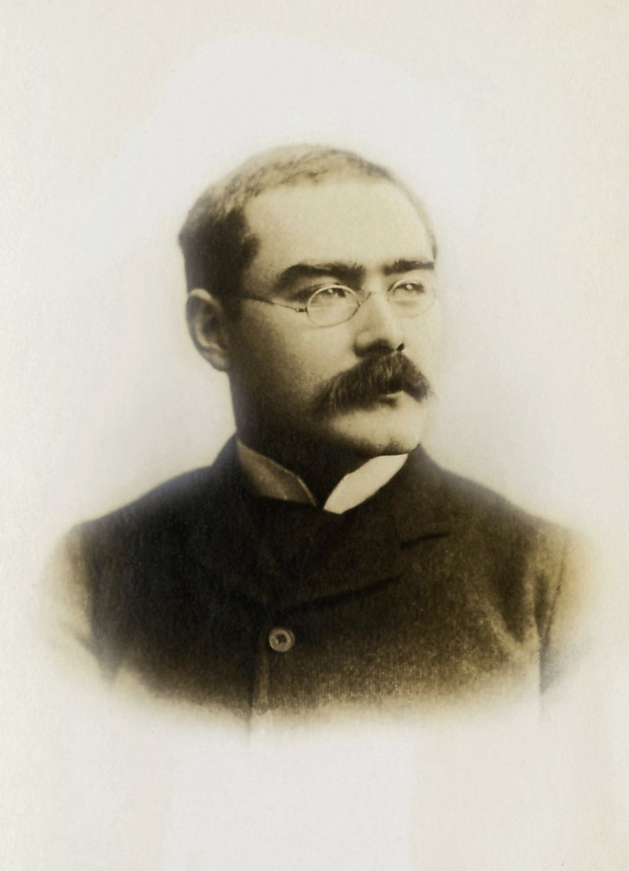 Porträt von Rudyard Kipling (1865-1936), englischer Schriftsteller. von Unknown photographer