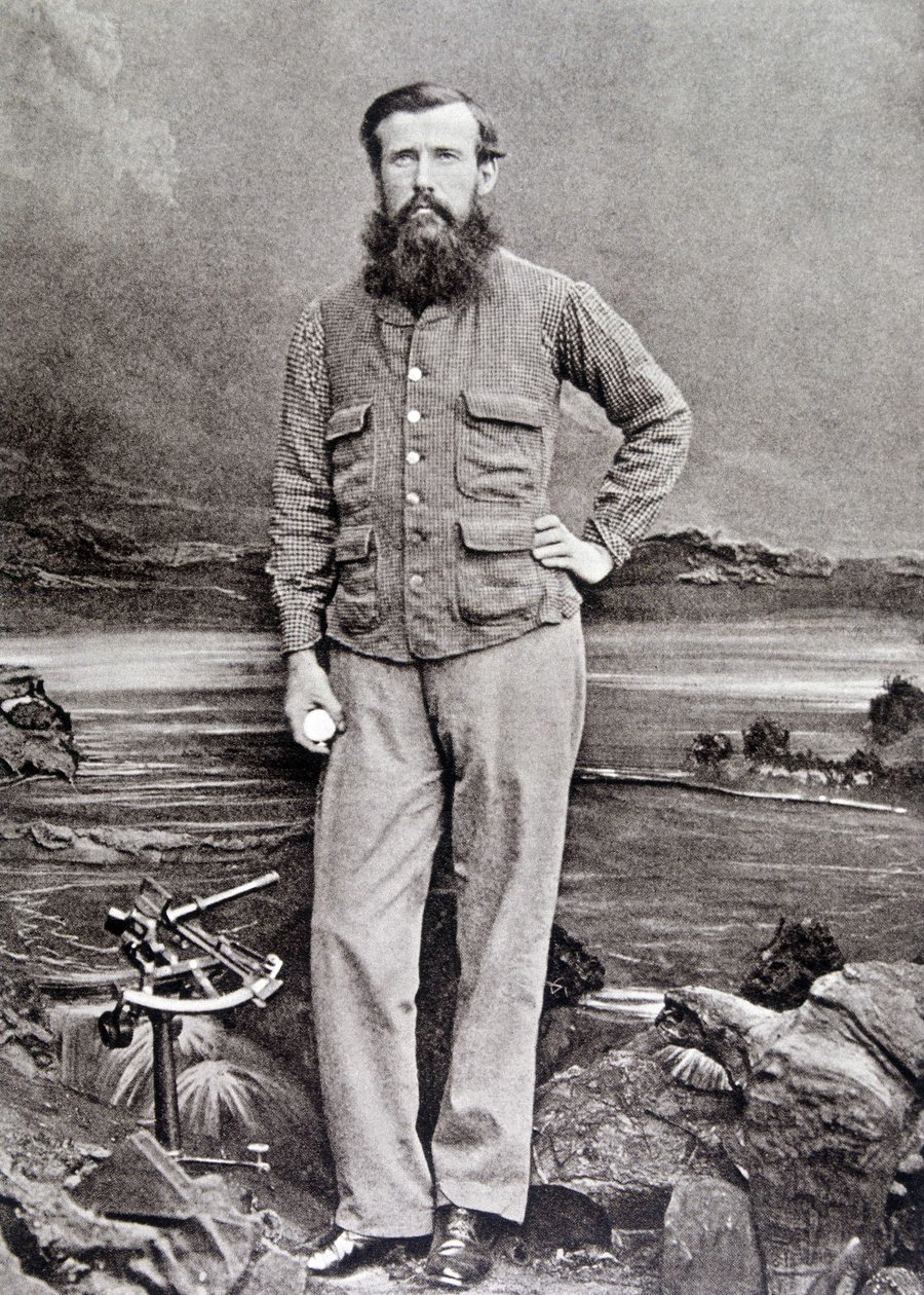 Porträt von Speke, britischer Entdecker (1827 - 1864) von Unknown photographer