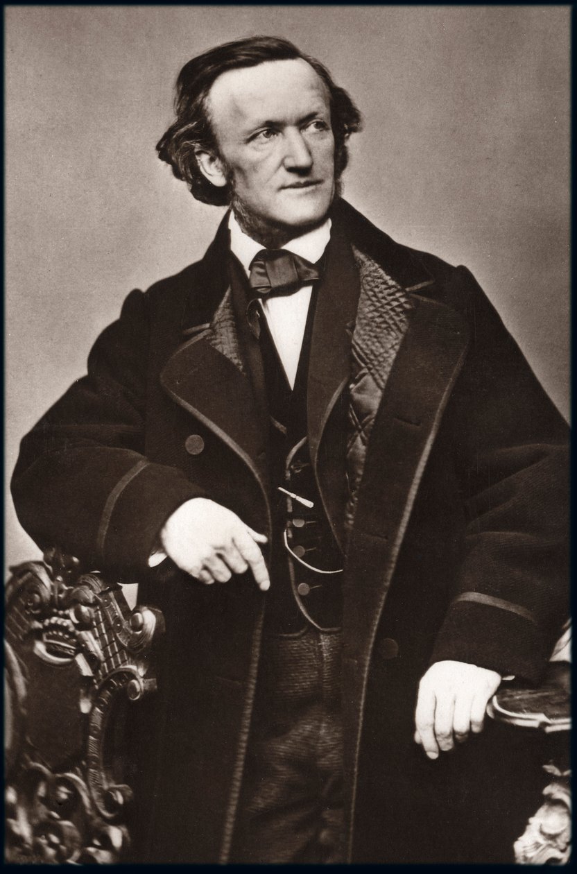 Porträt des Komponisten Richard Wagner (1813-1883) - Porträt von Richard Wagner (1813-1883), deutscher Komponist von Unknown photographer