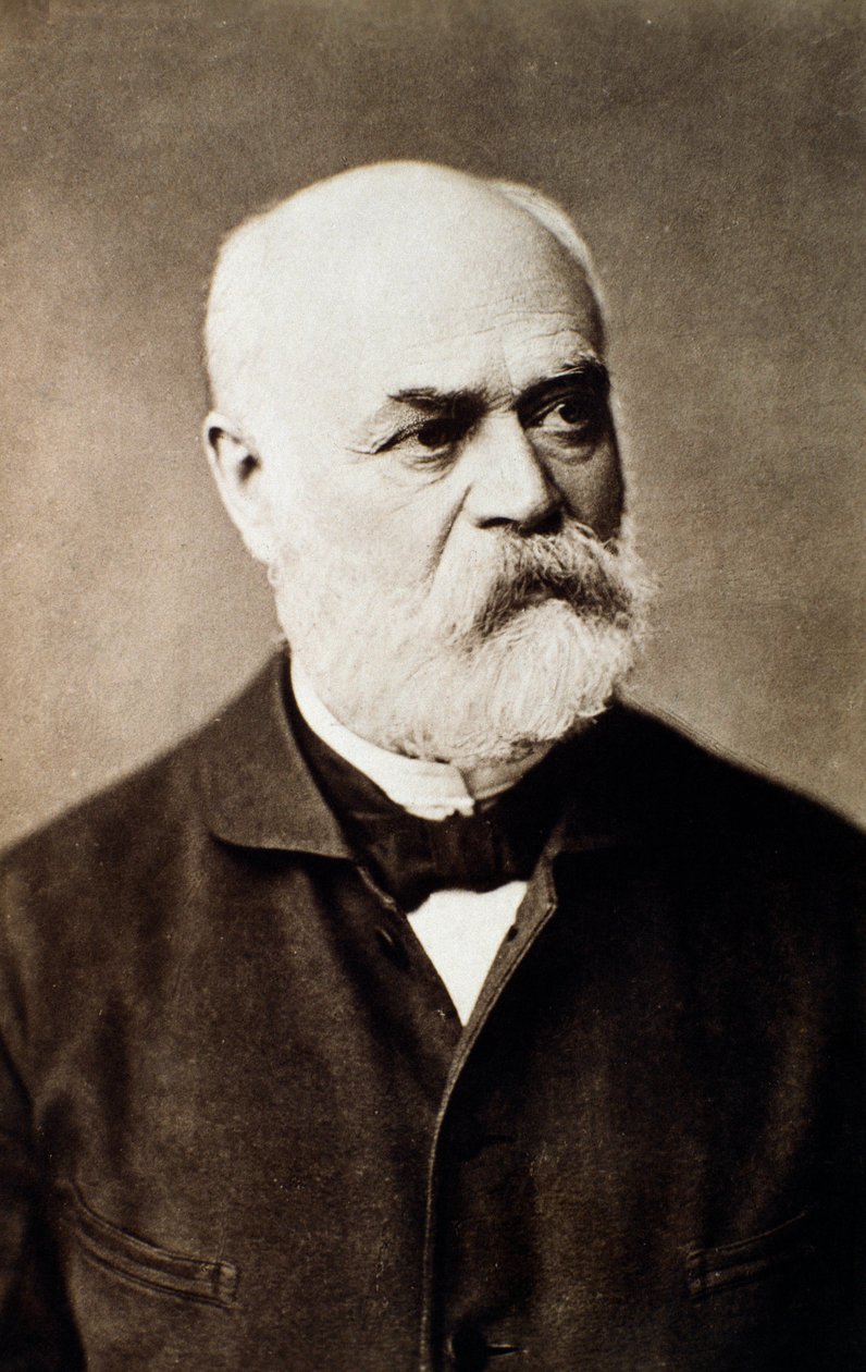 Porträt des englischen Komponisten Adolph von Henselt (1814-1889) Fotografie. 19. Jahrhundert. Bologna, civico museo musico von Unknown photographer