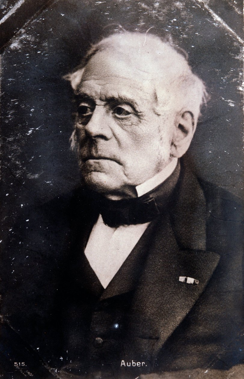 Porträt des englischen Komponisten Daniel François Esprit Auber von Unknown photographer