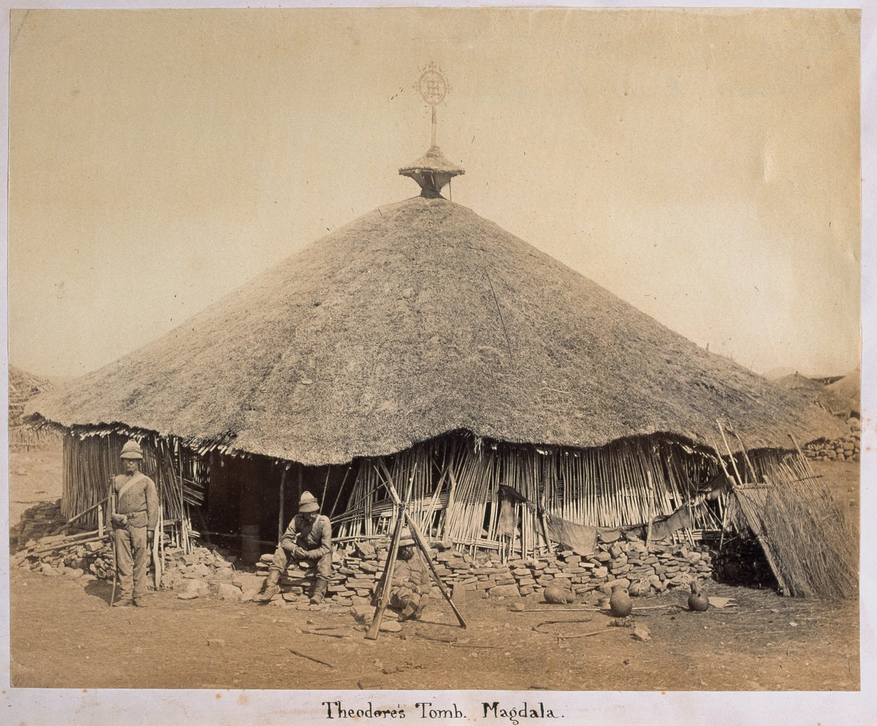 Theodors Grab, Magdala, Abessinien von Unknown photographer