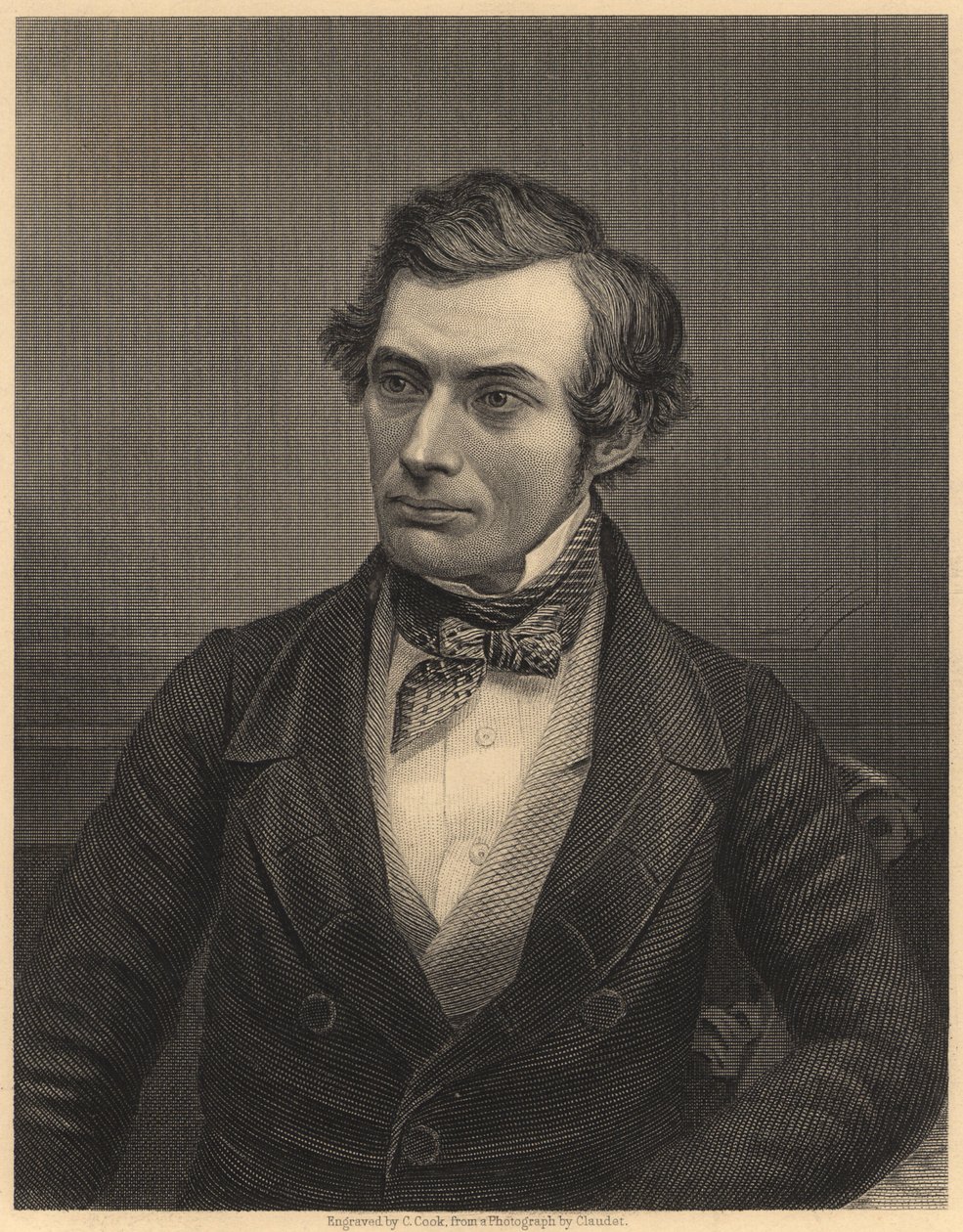 Thomas Graham (1805-1869) schottischer Chemiker, der die Grundlagen der physikalischen Chemie legte, ca. 1860 (Gravur) von Unknown photographer
