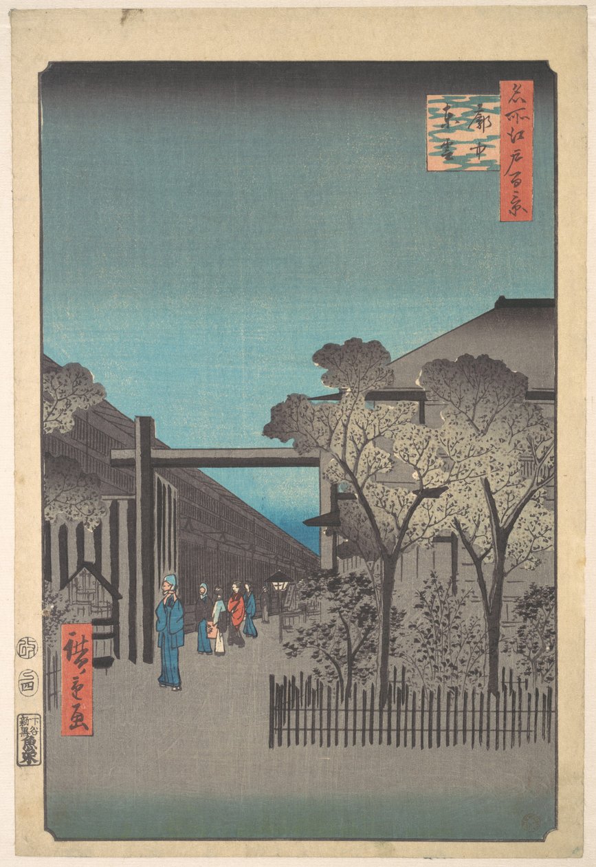 Kakuchu Shinonome von Utagawa Hiroshige
