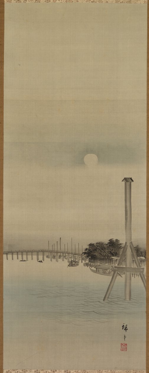Nachtszene am Sumida-Fluss von Utagawa Hiroshige