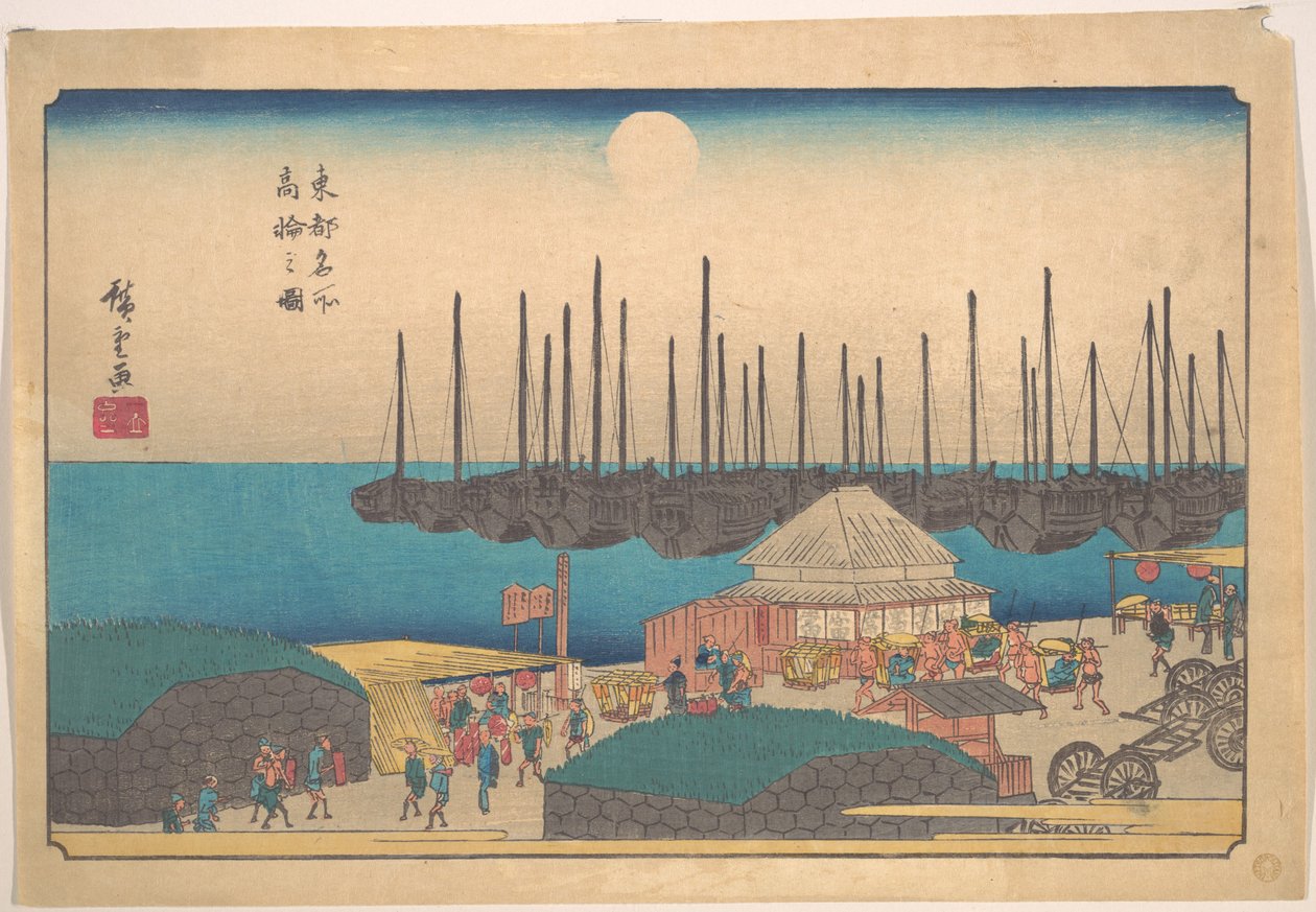 Takanawa no Zu von Utagawa Hiroshige