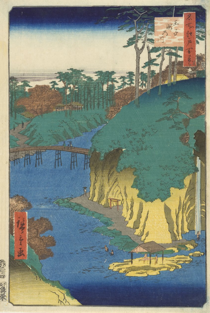 Takinogawa, Ōji von Utagawa Hiroshige