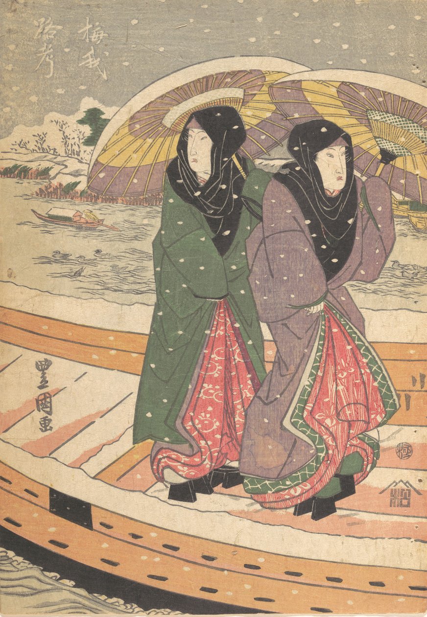 Druck, 19. Jahrhundert von Utagawa Kunisada