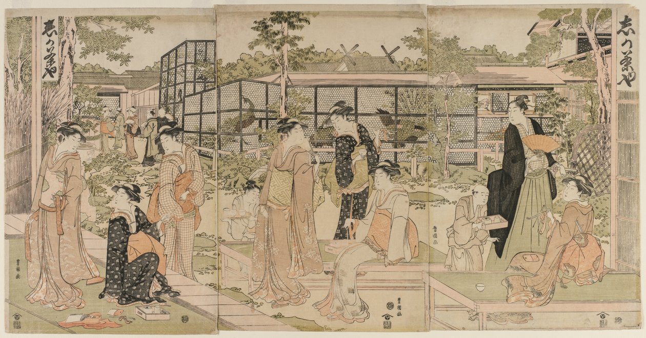 Das Shika-Teestube von Utagawa Toyokuni