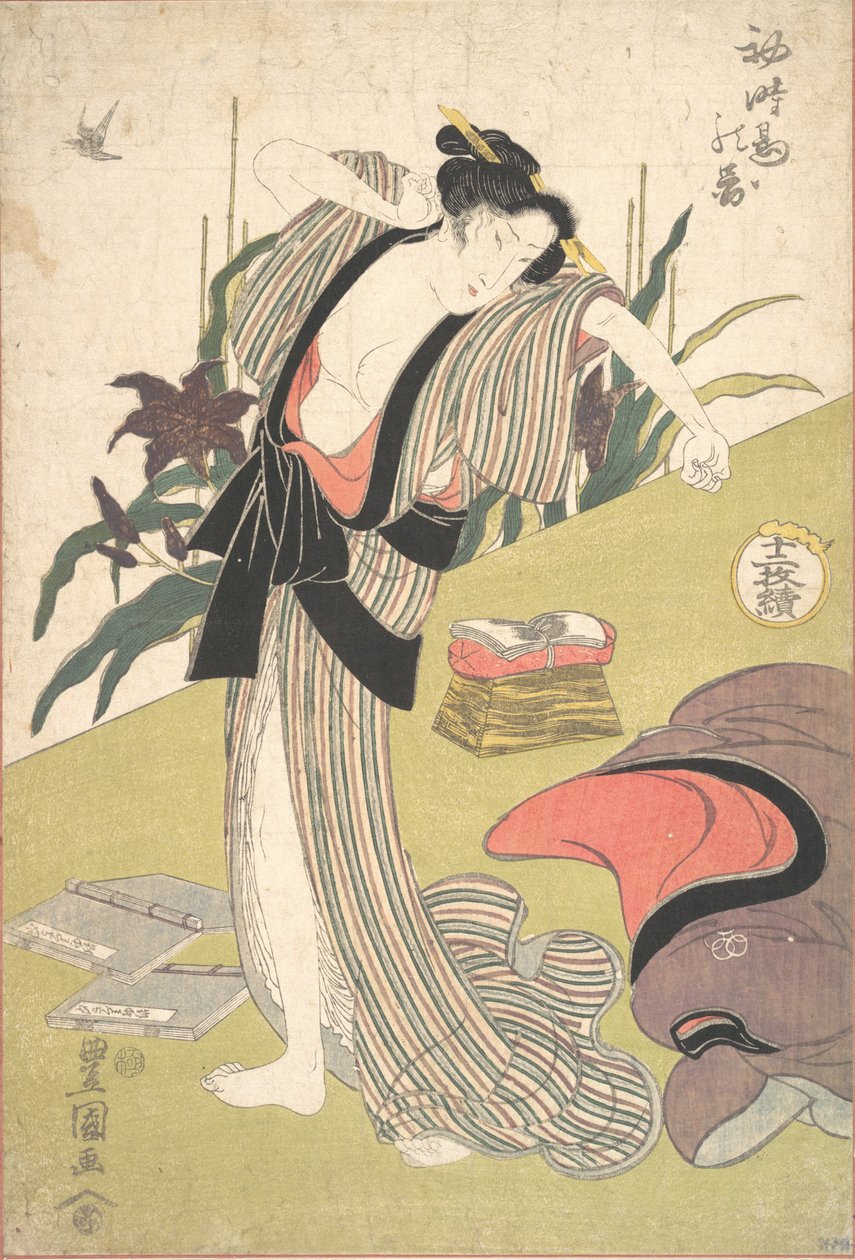 Der erste Besuch des Kuckucks von Utagawa Toyokuni I
