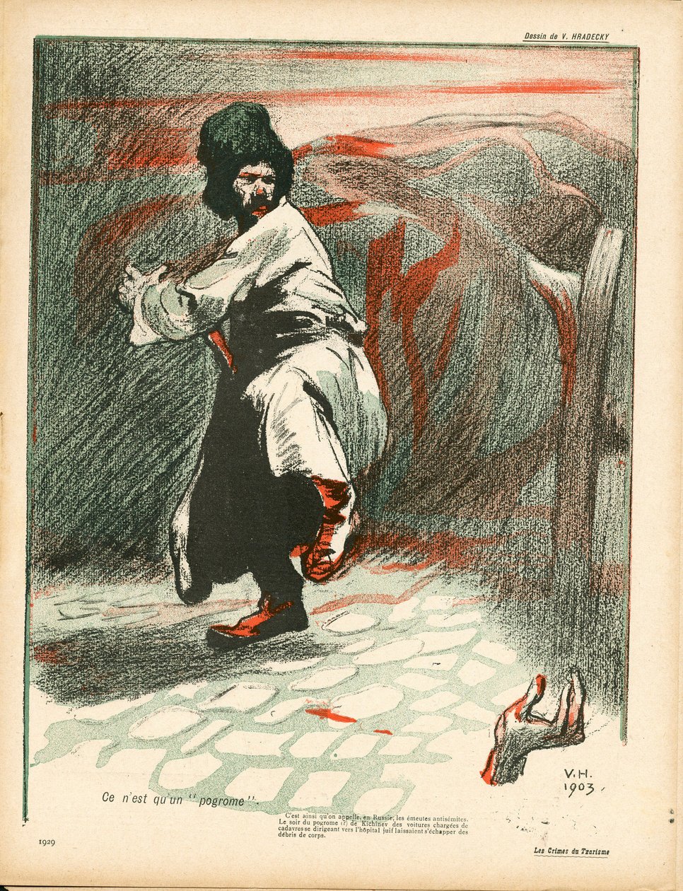 Die Butterplatte, Nummer 114, Satirisch in Farben von Vaclav Hradecky