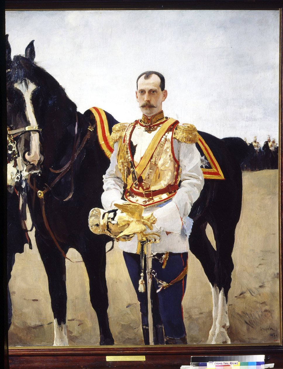 Porträt des Großfürsten Pawel Alexandrowitsch von Russland von Valentin Aleksandrovich Serov
