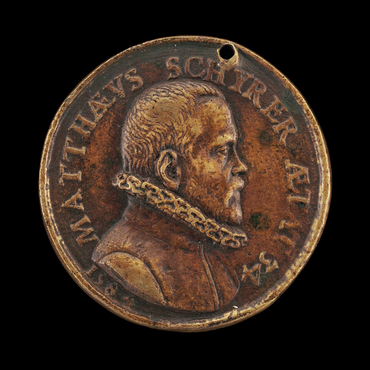 Matthäus Schyrer, geboren 1550, Drucker [Vorderseite], 1584 von Valentin Maler