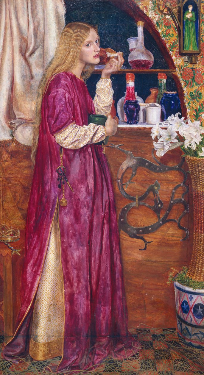 Die Königin war im Salon und aß Brot und Honig von Valentine Cameron Prinsep