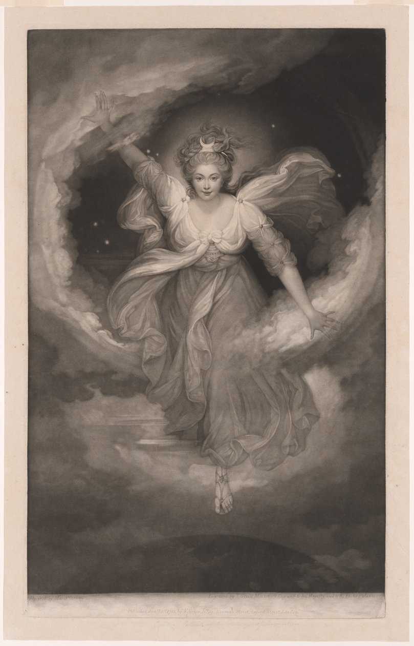 Georgiana Herzogin von Devonshire, Porträt als Cynthia aus Spensers 