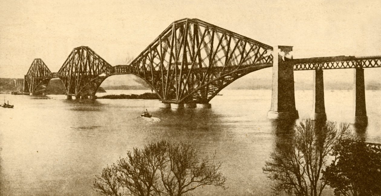 Die Forth-Brücke, 1930 von Valentine and Sons Ltd