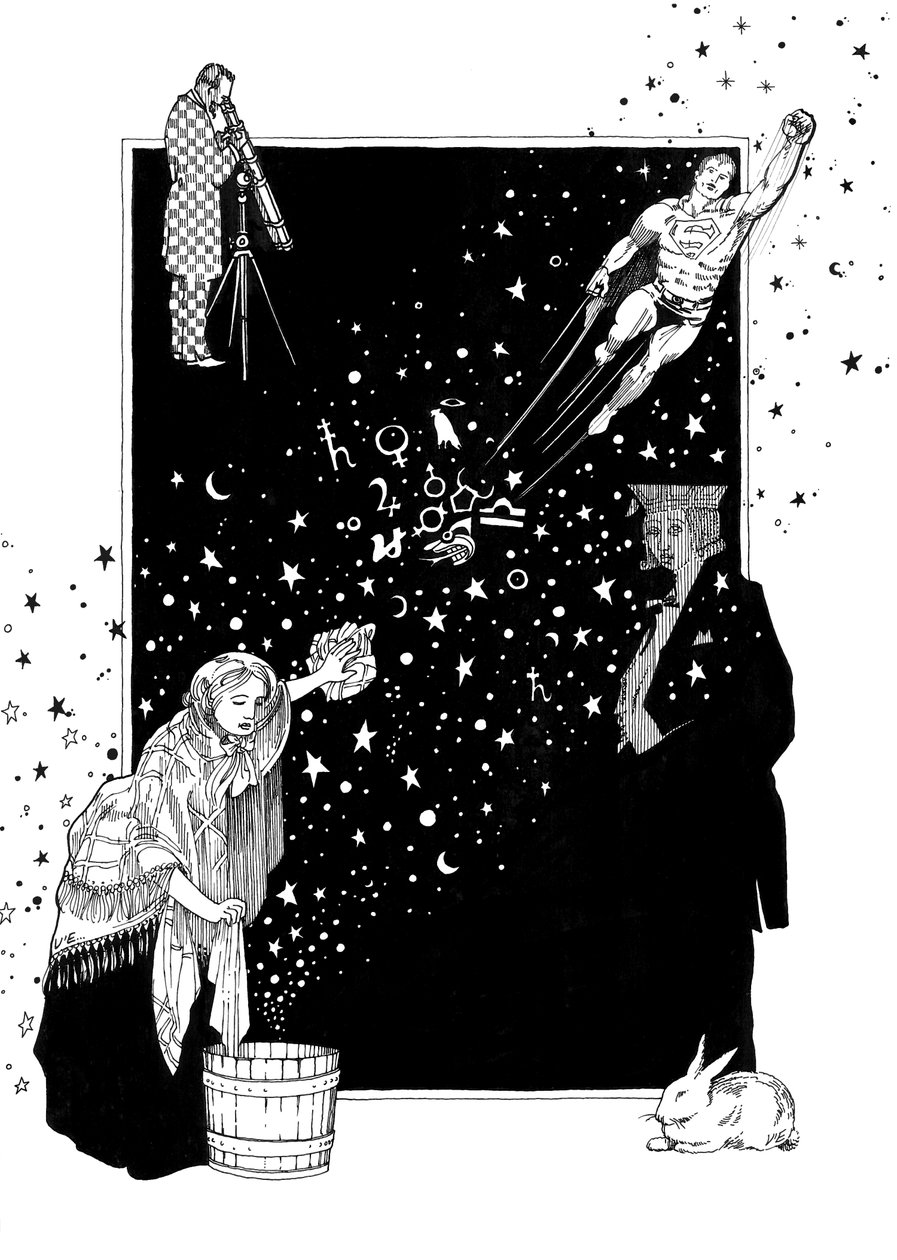 Fantastische Geschichten der Sterne des Firmaments von Valerio Eletti