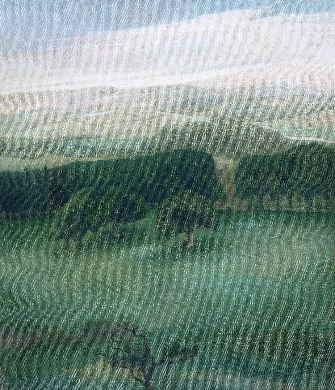 Berge in Cardiganshire von Valerius de Saedeleer