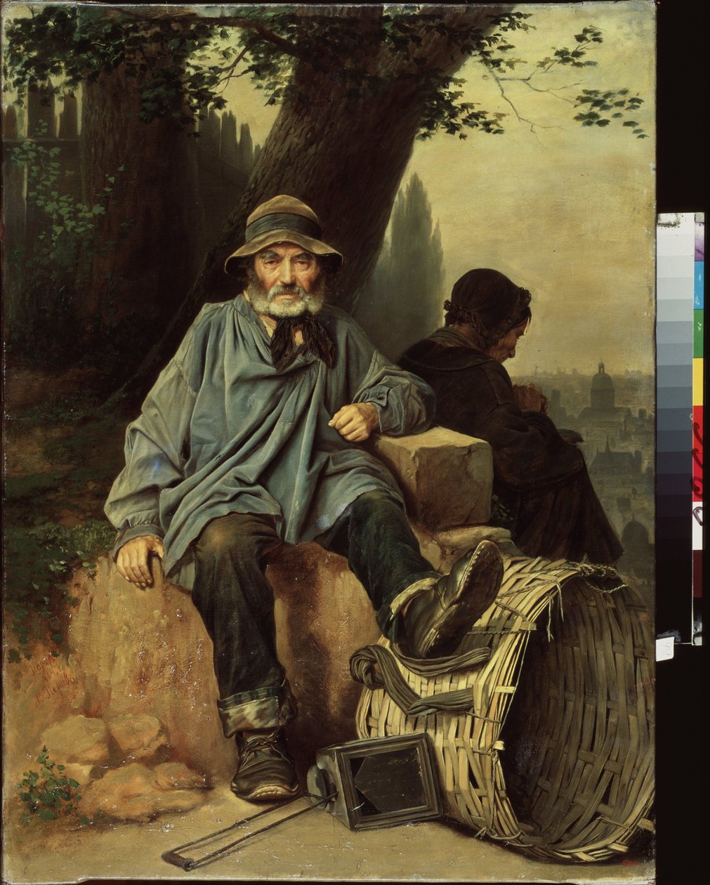 Trödler in Paris von Vasili Grigorevich Perov