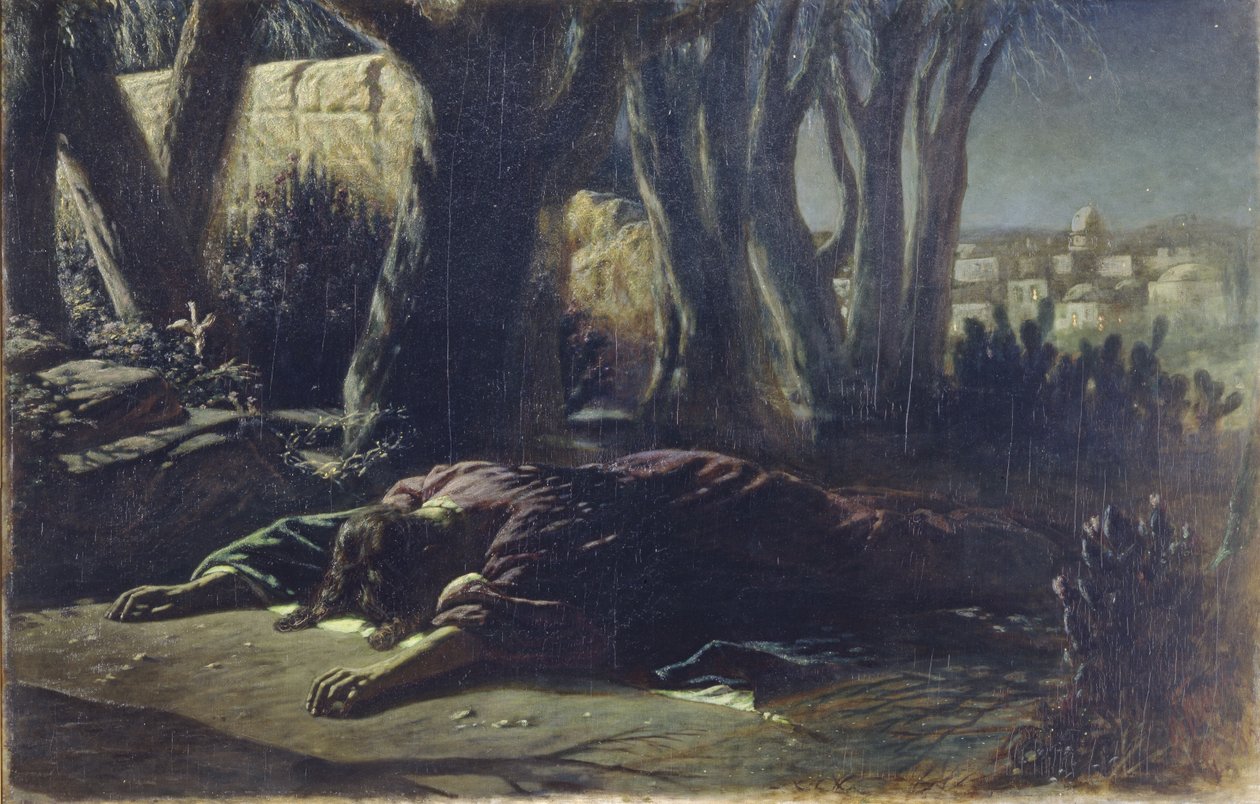 Christus im Garten Gethsemane, 1878 von Vasili Grigorevich Perov