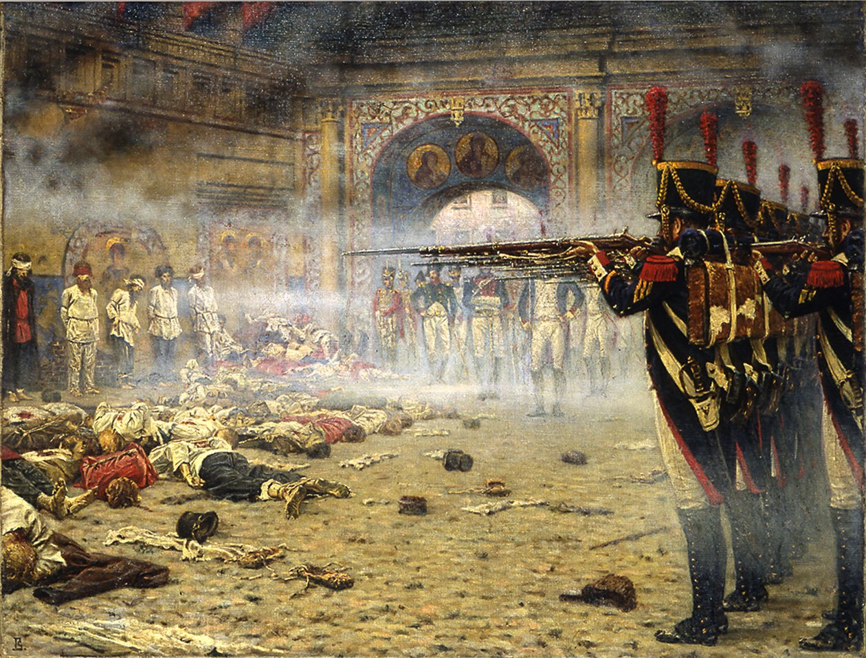 Die Franzosen in Moskau, 1897-1898 von Vasili Vasilievich Vereshchagin