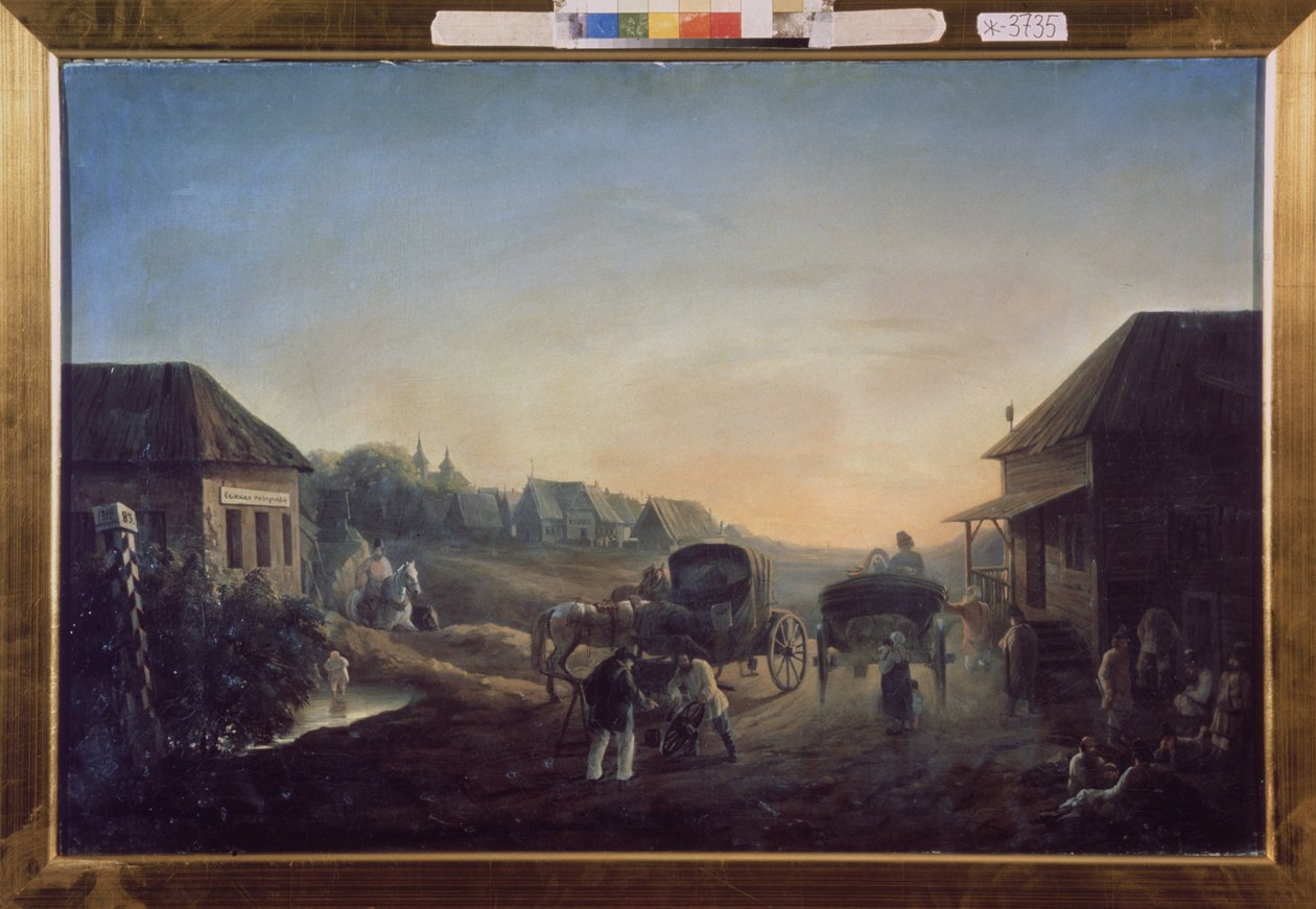 Poststation von Vasili Vasilyevich Samoylov