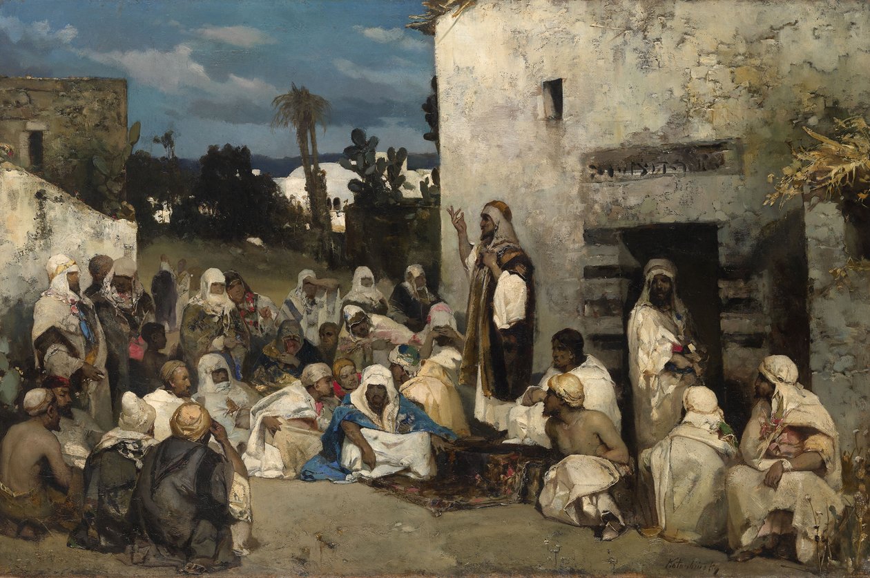Die Predigt in Kapernaum von Vasilii Kotarbinsky