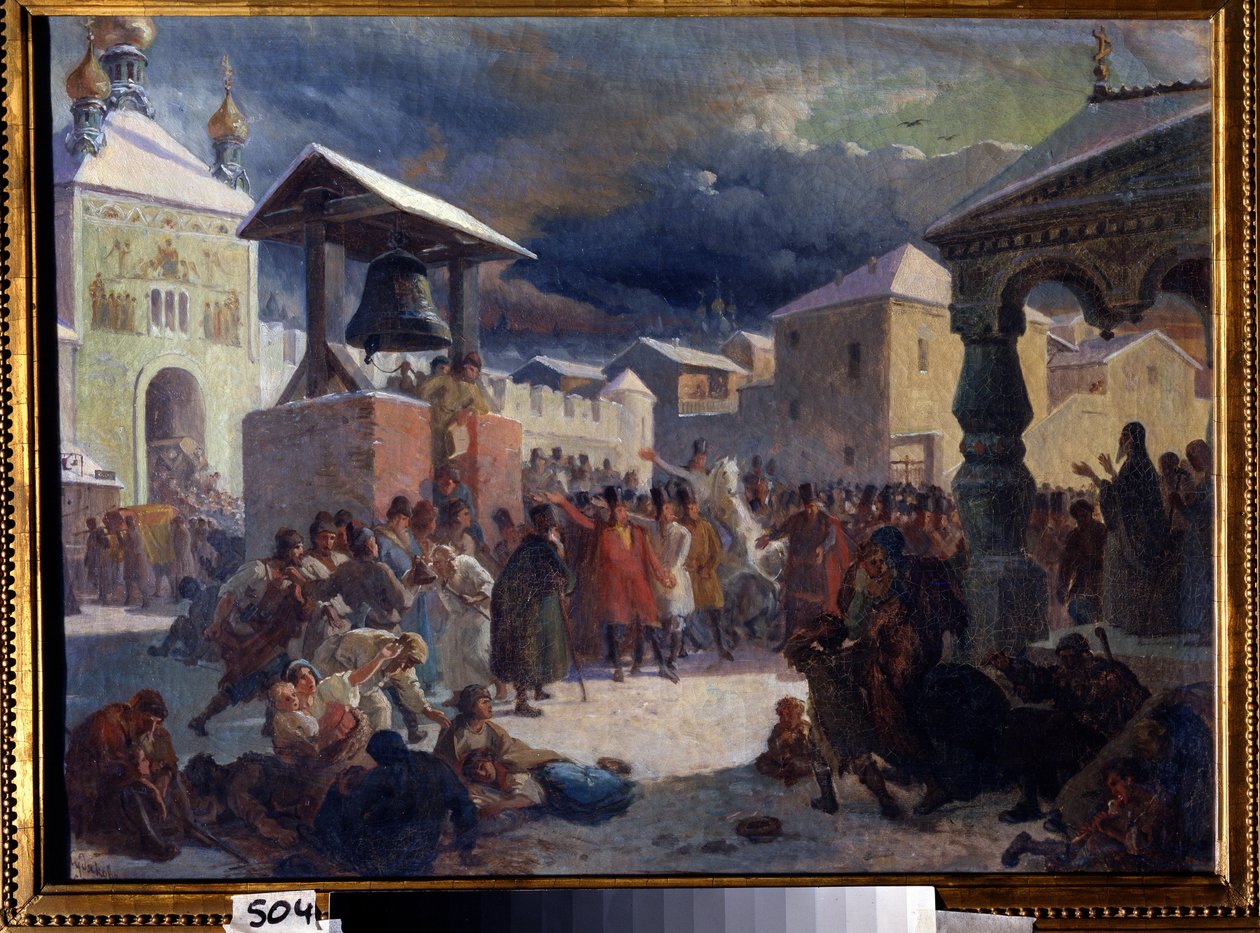 Das Veche in der Republik Nowgorod von Vasily Grigorievich Khudyakov