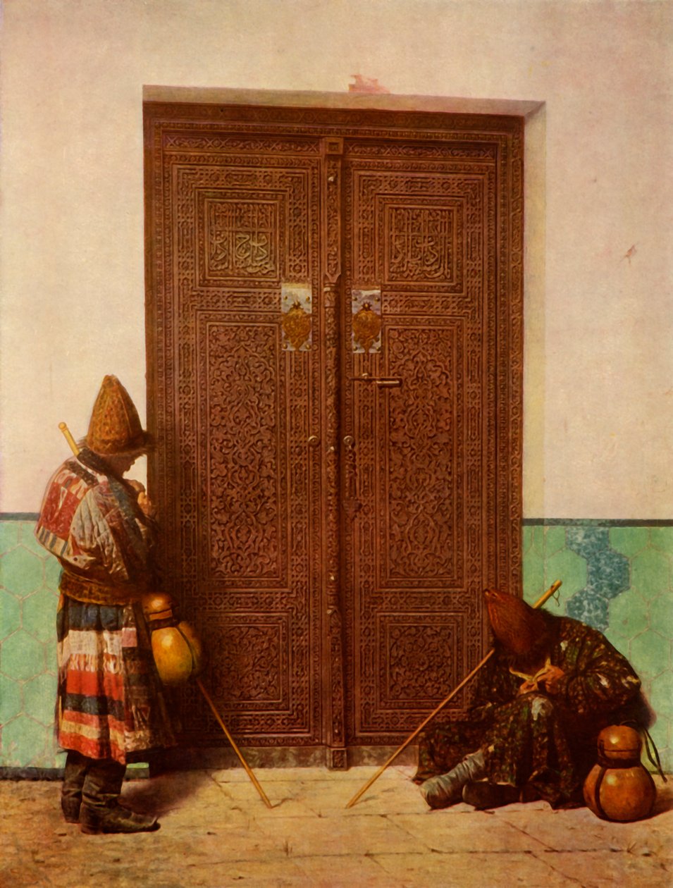 Die Tür zum Timur Gur-Emir Mausoleum, 1873 von Vasily Vereshchagin