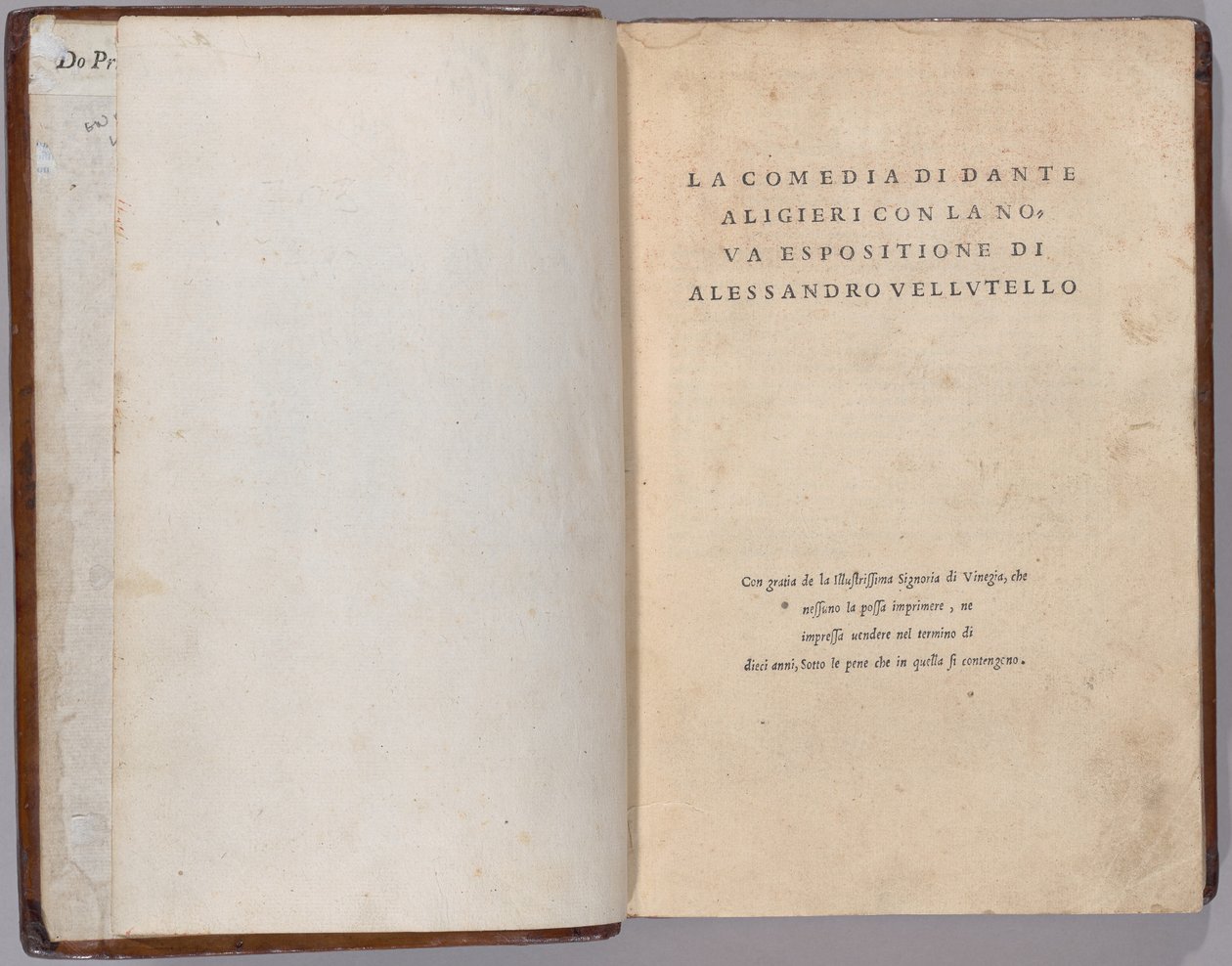 Die Komödie von Venetian 16th Century, Dante Alighieri
