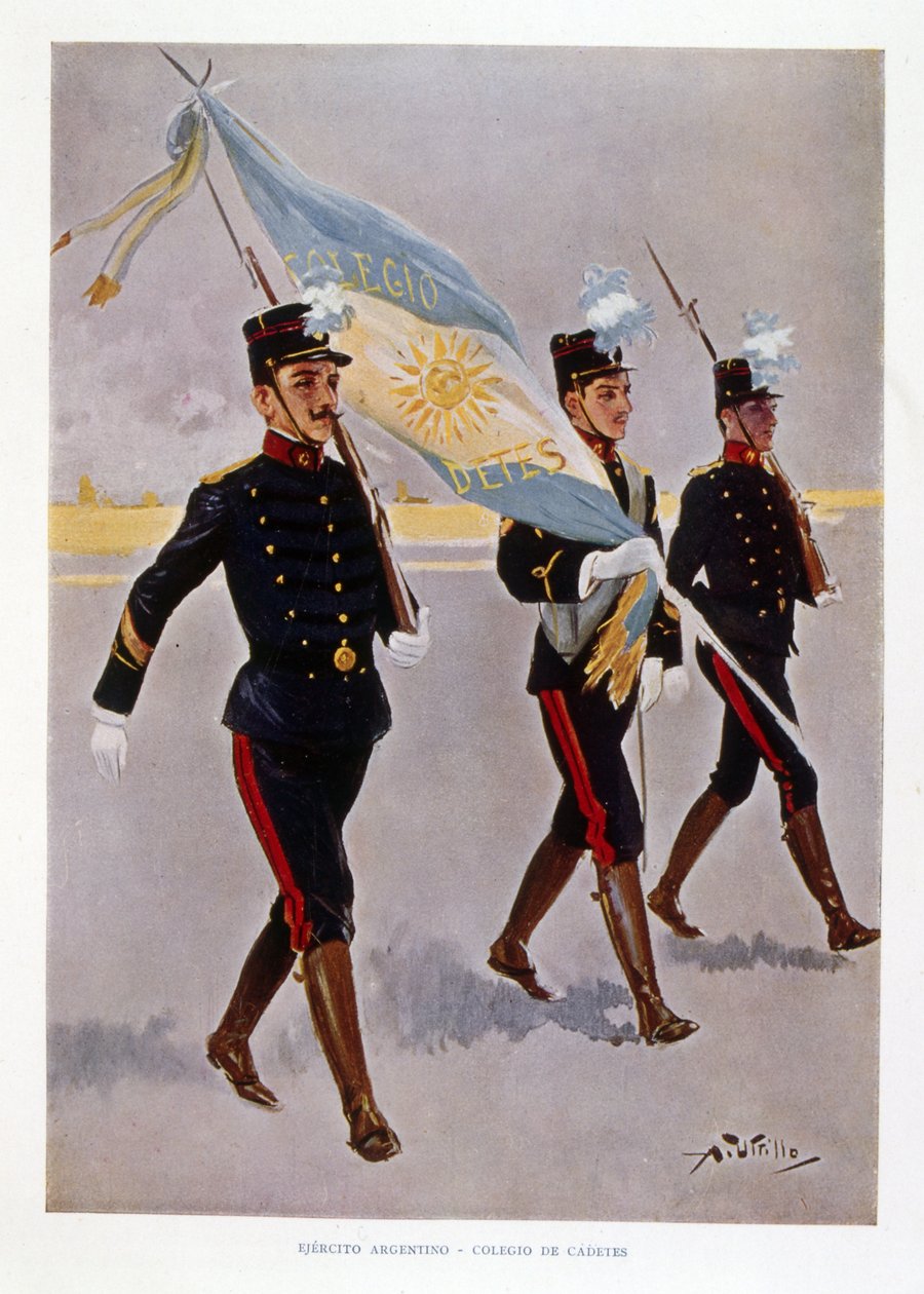 Argentinische Armee-Kadetten im Training von Vicente Blasco Ibanez