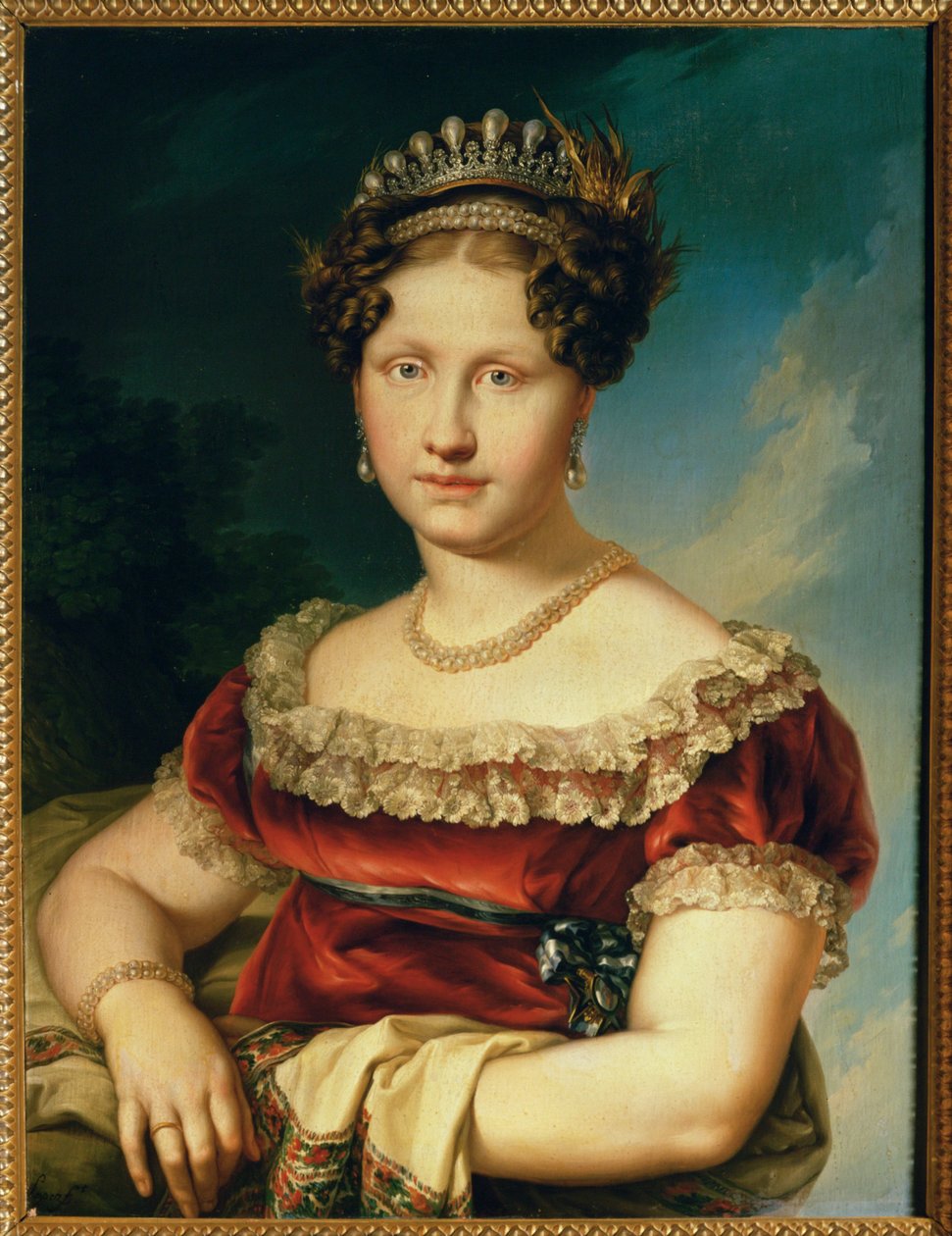 Infanta Louisa Carlotta von den beiden Sizilien, Tochter von Francisco I. von den beiden Sizilien von Vicente Lopez y Portana