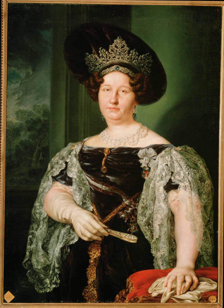 Maria Christina de Bourbon, vierte Frau von Fernando VII von Vicente Lopez y Portana