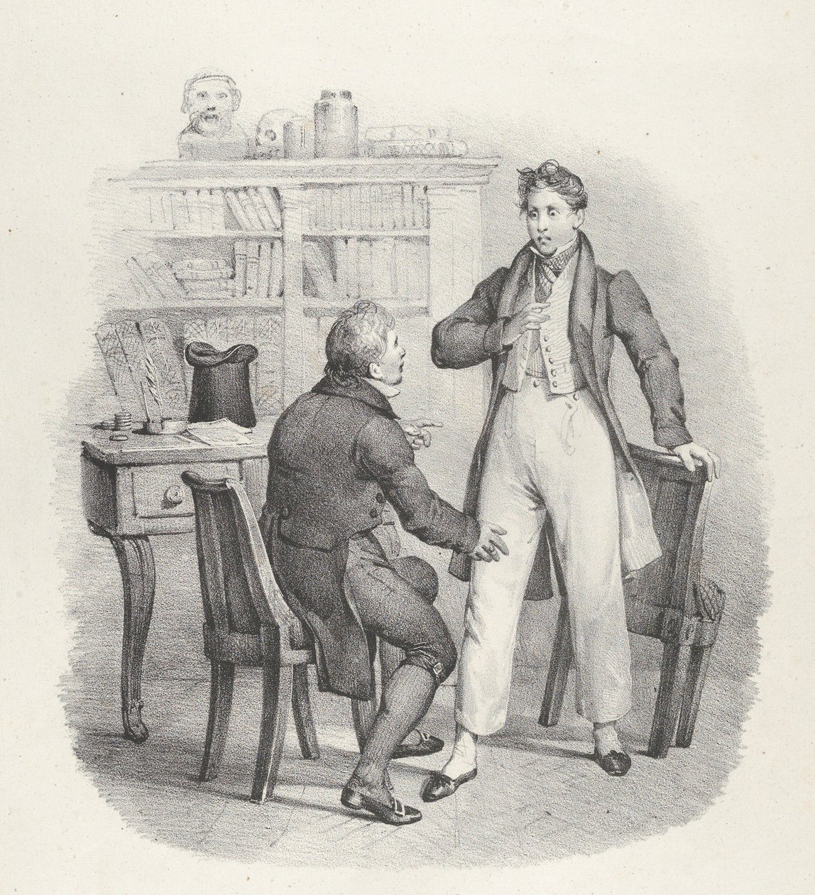 Kapitel VIII: Comment Docteur! Was, Doktor, 1824 von Victor Adam