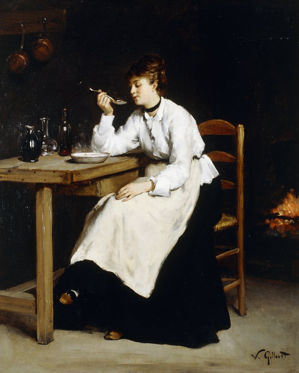 Am Feuer von Victor Gabriel Gilbert