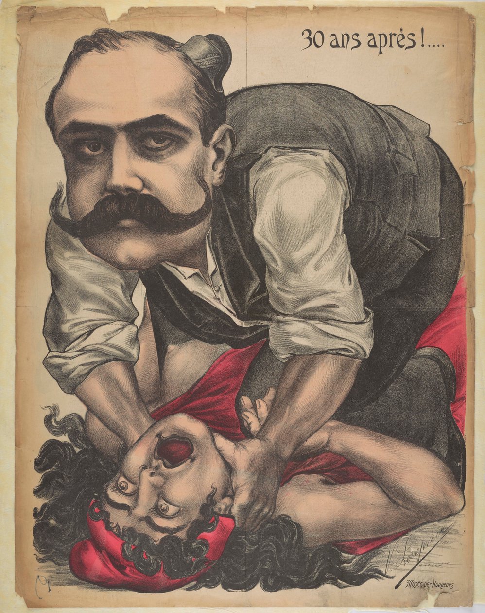 Musée des Horreurs Galerie der Schrecken: Alfred Dreyfus, 1899 von Victor Lenepveu